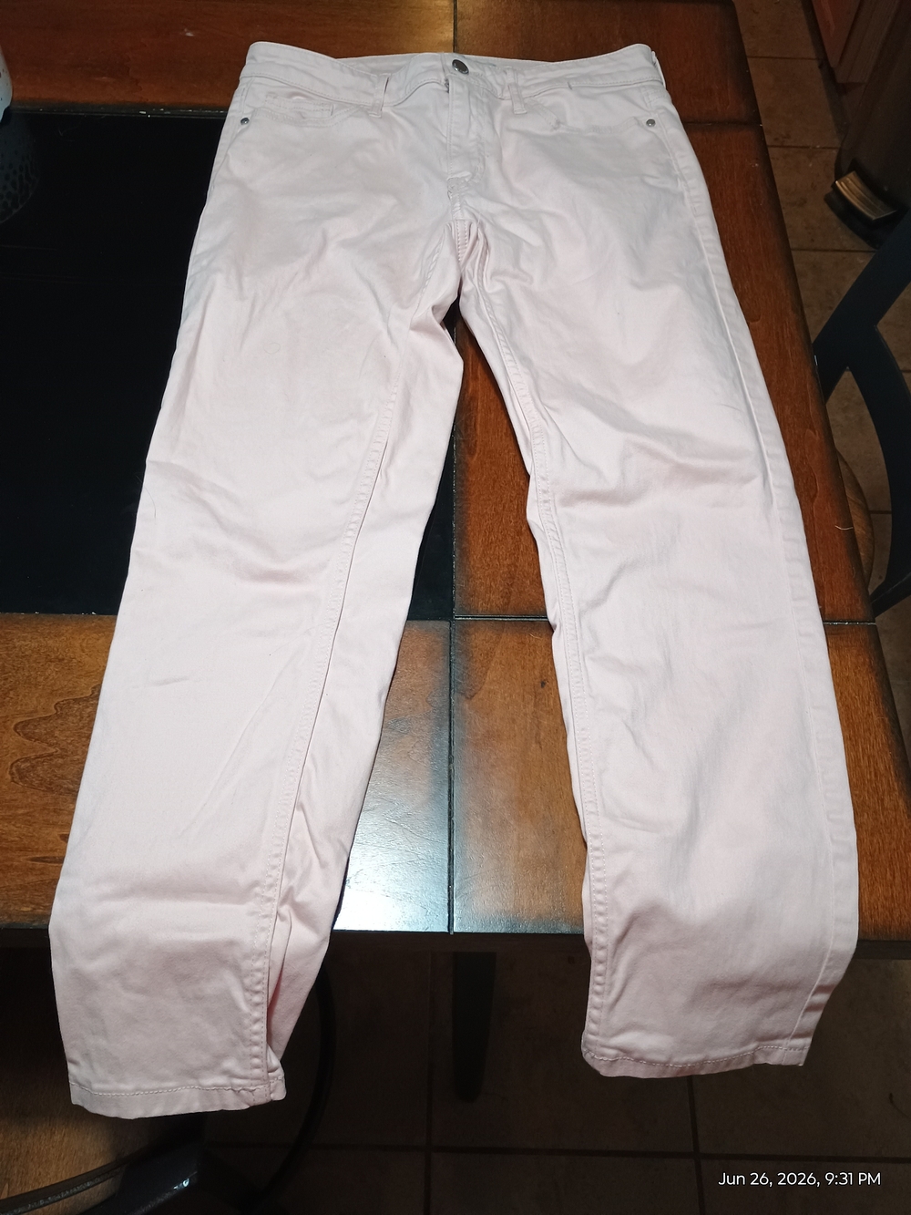 Calvin Klein Jeans Women's Pale Pink Skinny Jeans